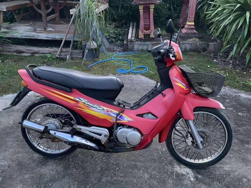 honda smile110 ทะเบียนโอน(ขาดต่อภาษี)