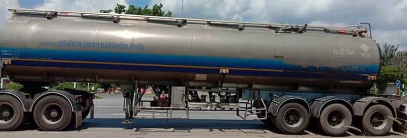 ขนาด 40,000 ลิตร จำนวนช่อง 5 ช่อง TOP LOAD เพลา MAG ช่วงล่างแหนบ MAG 3 เพลา ขนาดยาง 11R22.5