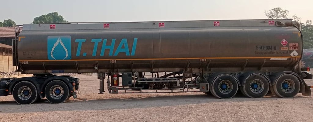 ขายหัวลากรถ VOLVO FM 400 พร้อมแท็งน้ำมัน 45,000 ลิตร อลูมิเนียม