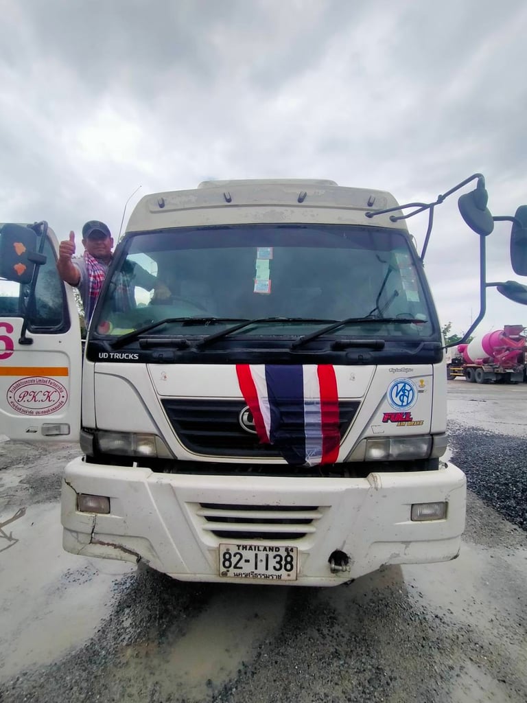 หัวลาก UD รถใช้งานปกติ