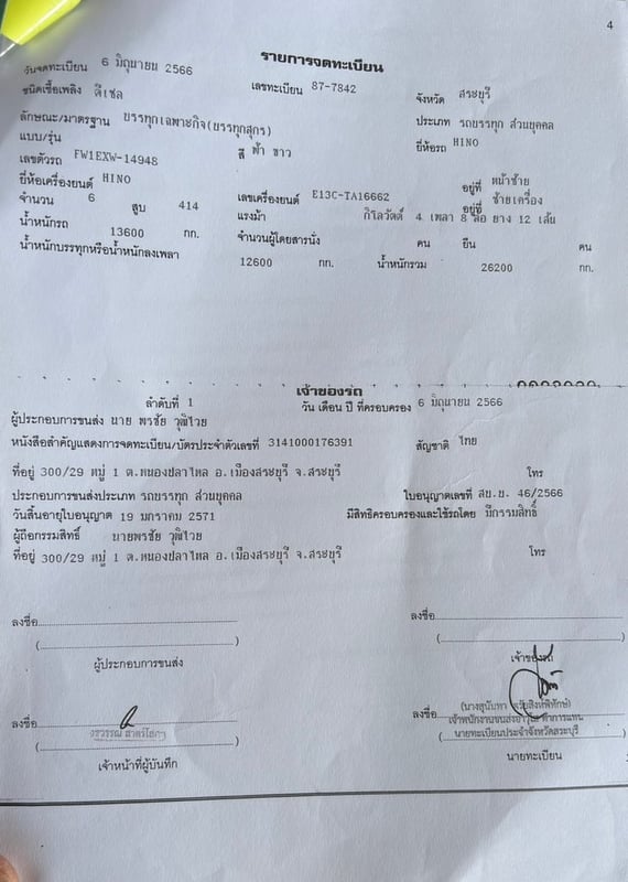 ฝากขายดาว Hino 700