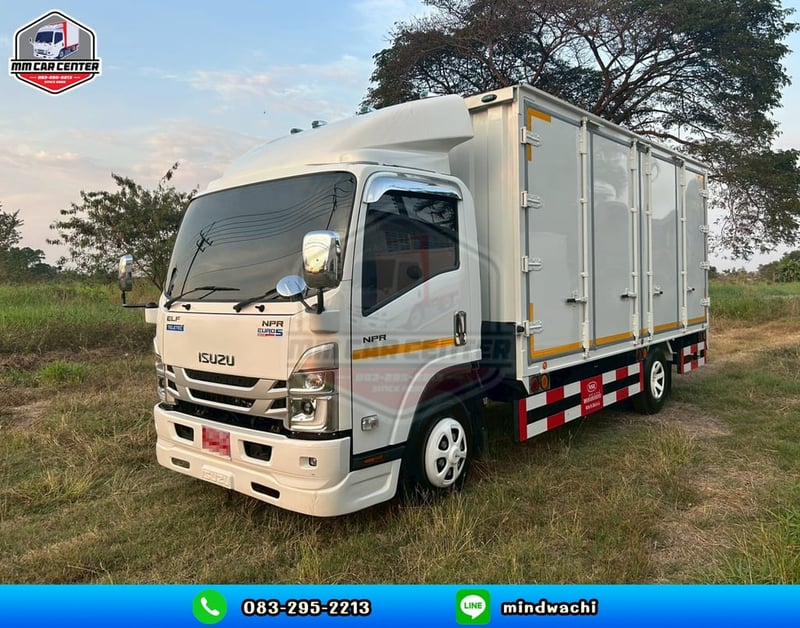 ISUZU NPR รถบรรทุก 6ล้อ ตู้แห้ง ปี2024 เลขไมล์ 3,655 กม.