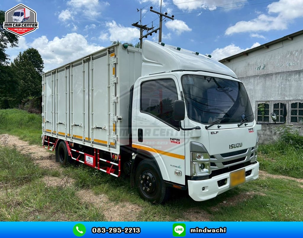 ISUZU NPR รถบรรทุก 6ล้อ ตู้10บาน ปี2023
