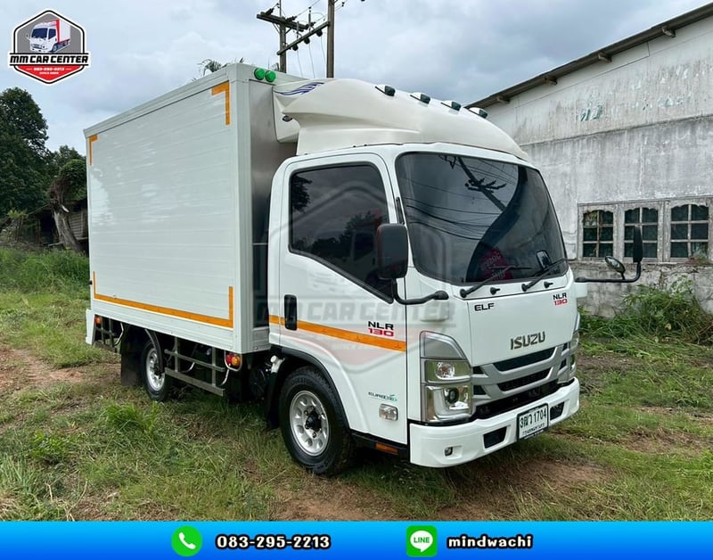 ISUZU NLR รถบรรทุก 4ล้อ ตู้เย็น ปี2023 เลขไมล์น้อยกว่า 50,000 กม.
