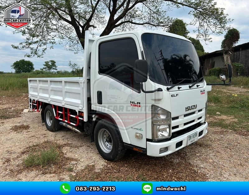 ISUZU NLR รถบรรทุก 4ล้อ กระบะเหล็ก ปี2015