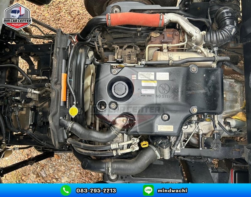 ISUZU NLR รถบรรทุก 4ล้อ กระบะเหล็ก ปี2015