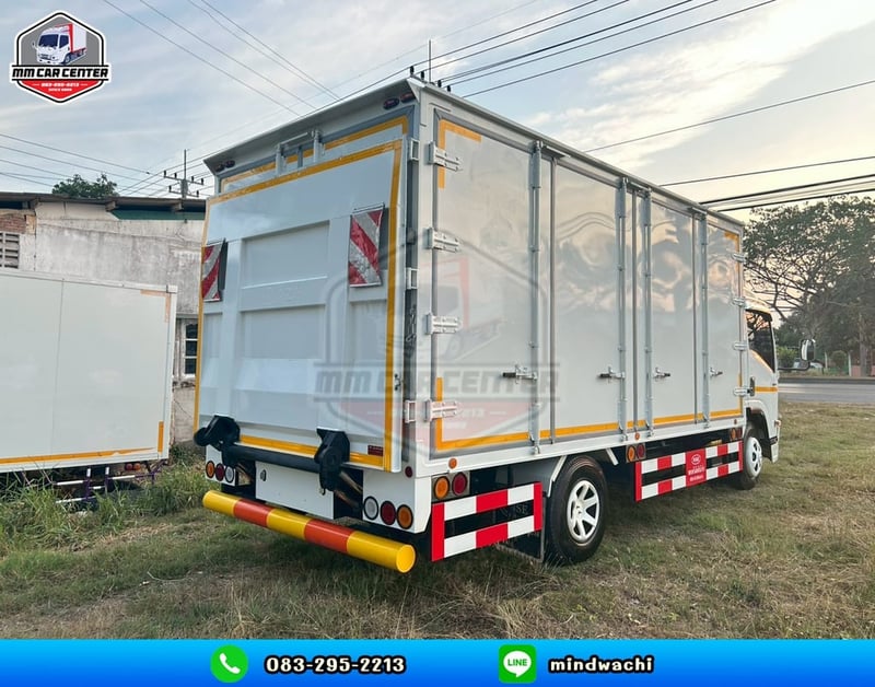 ISUZU NPR รถบรรทุก 6ล้อ ตู้แห้ง ปี2024 เลขไมล์ 3,655 กม.