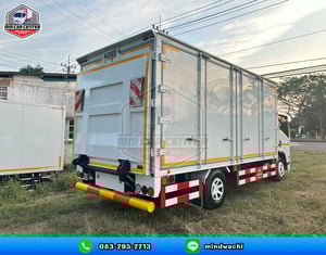 ISUZU NPR รถบรรทุก 6ล้อ ตู้แห้ง ปี2024 เลขไมล์ 3,655 กม.