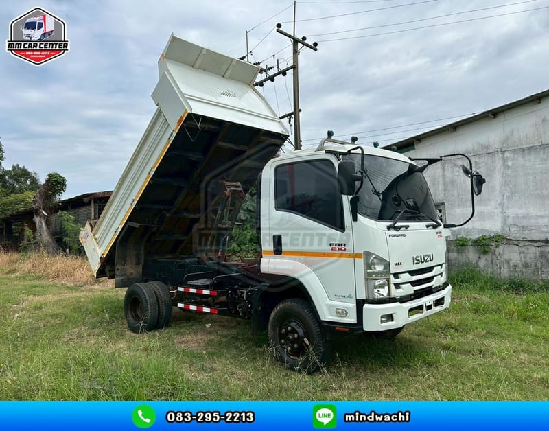 ISUZU FRR รถบรรทุก 6ล้อ ดั้มพ์ ปี2021 เลขไมล์ 32,222 กม.