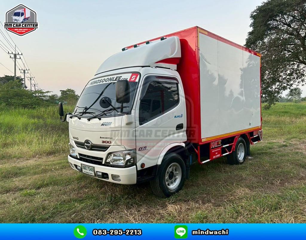 HINO XZU รถบรรทุก 4ล้อ ตู้แห้ง ปี2024 เลขไมล์ 33,555 กม.