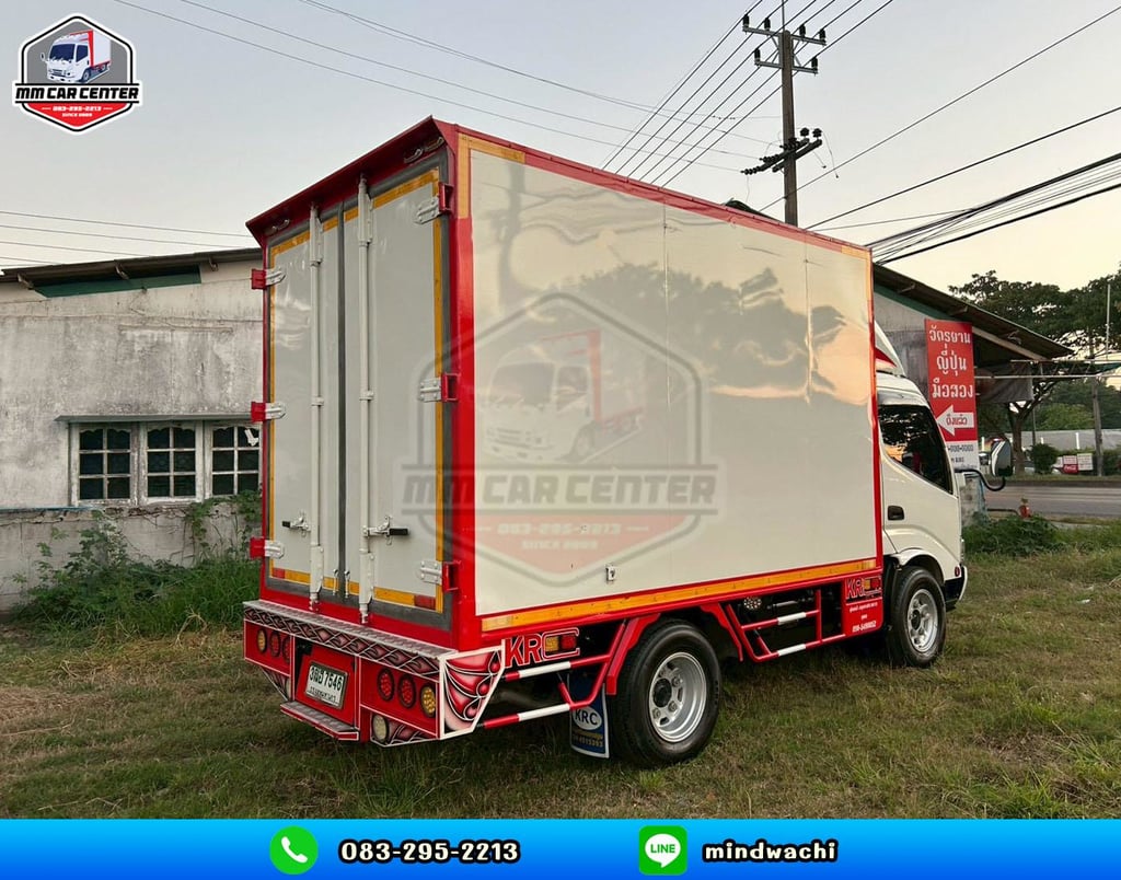 HINO XZU รถบรรทุก 4ล้อ ตู้แห้ง ปี2024 เลขไมล์ 33,555 กม.