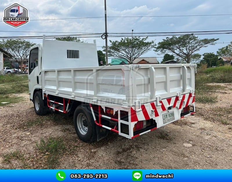 ISUZU NLR รถบรรทุก 4ล้อ กระบะเหล็ก ปี2015