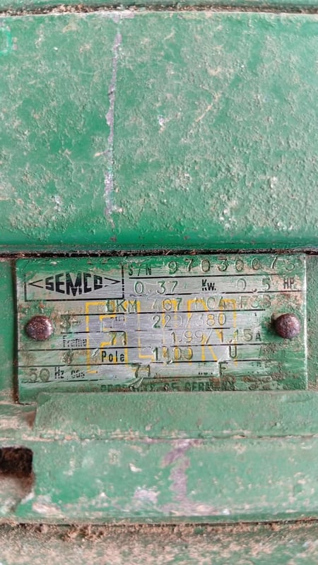 มอเตอร์ 3 เฟส SEMCO ( เยอรมัน) มอเตอร์ 3 เฟส SEMCO ( เยอรมัน)