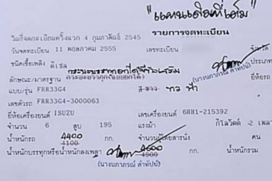 ขาย6ล้อดั้ม5คิว(รถจดประกอบ) อีซุซุ-FRR-ปี47-195แรง สภาพสวยพร้อมใช้งาน