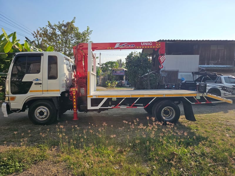 ขาย6ล้อฮีโน่-FB4J-ปี40-140เทเลอร์+เครน3ตันสภาพสวยพร้อมใช้งานครับ