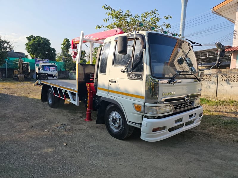 ขาย6ล้อฮีโน่-FB4J-ปี40-140เทเลอร์+เครน3ตันสภาพสวยพร้อมใช้งานครับ
