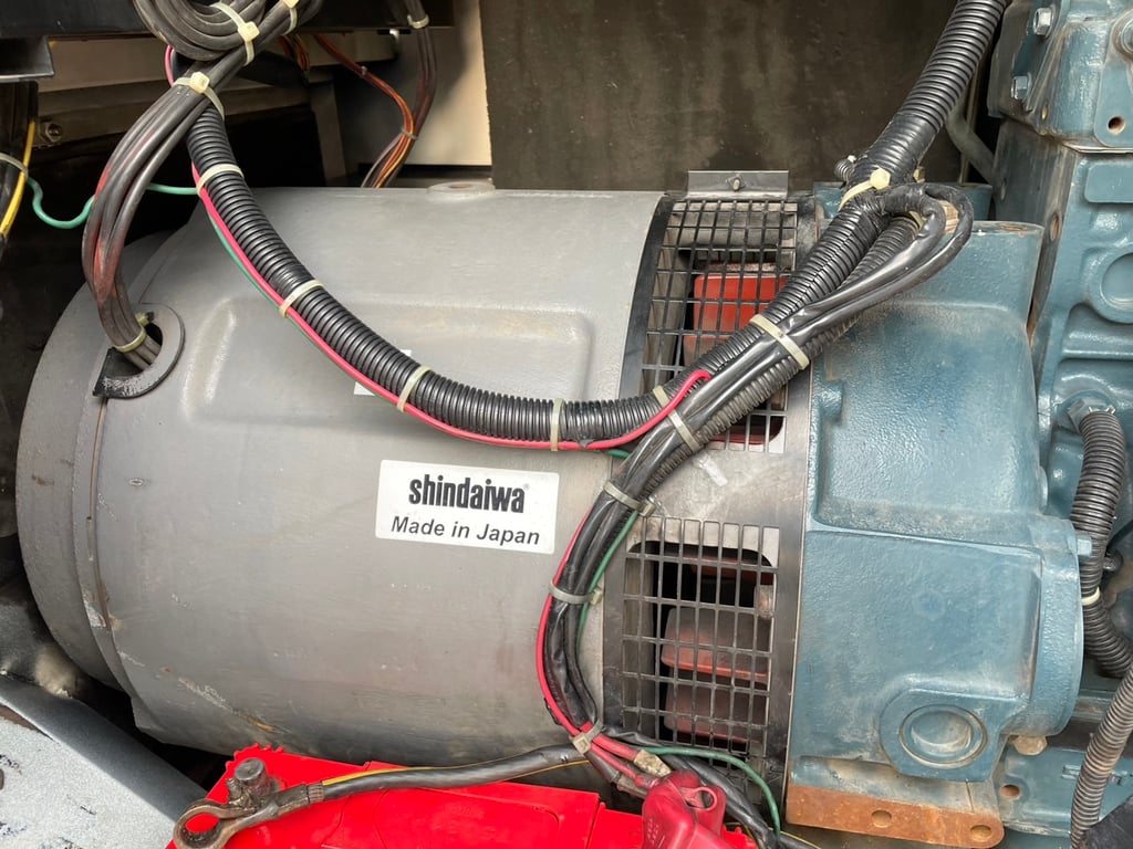 ปล่อยด่วน‼️ เครื่องปั่นไฟมือสองจากญี่ปุ่น🇯🇵 shindaiwa ขนาด 45KVA ปล่อยด่วน‼️ เครื่องปั่นไฟมือสองจากญี่ปุ่น🇯🇵 shindaiwa ขนาด 45KVA
