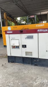 ปล่อยด่วน‼️ เครื่องปั่นไฟมือสองจากญี่ปุ่น🇯🇵 shindaiwa ขนาด 45KVA 