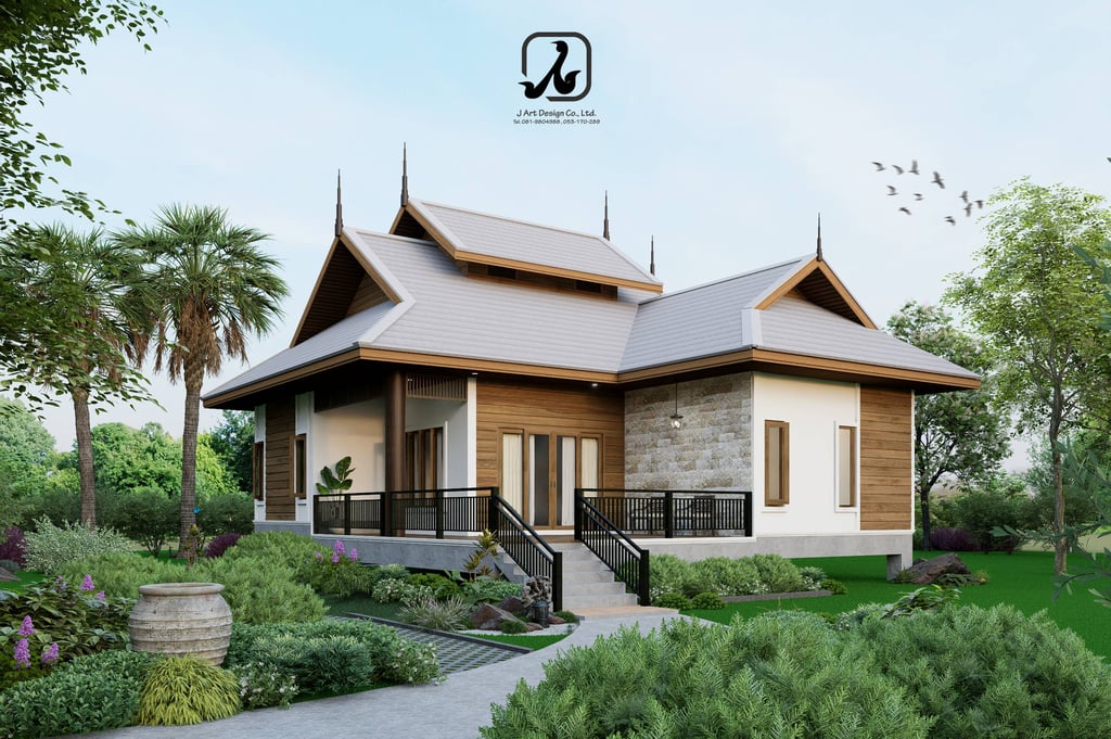 รับออกแบบบ้าน รับสร้างบ้าน รับออกแบบตกแต่งภายใน บ้านและสวนทั่วไทย