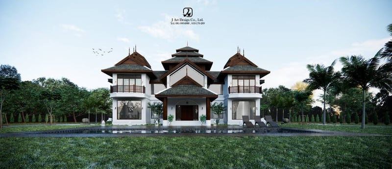 รับออกแบบบ้าน รับสร้างบ้าน รับออกแบบตกแต่งภายใน บ้านและสวนทั่วไทย