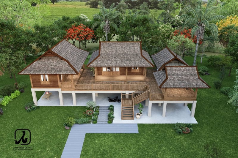 รับออกแบบพร้อมก่อสร้างบ้าน ออกแบบตกแต่งภายใน บ้านและสวน บริการทั่วไทย