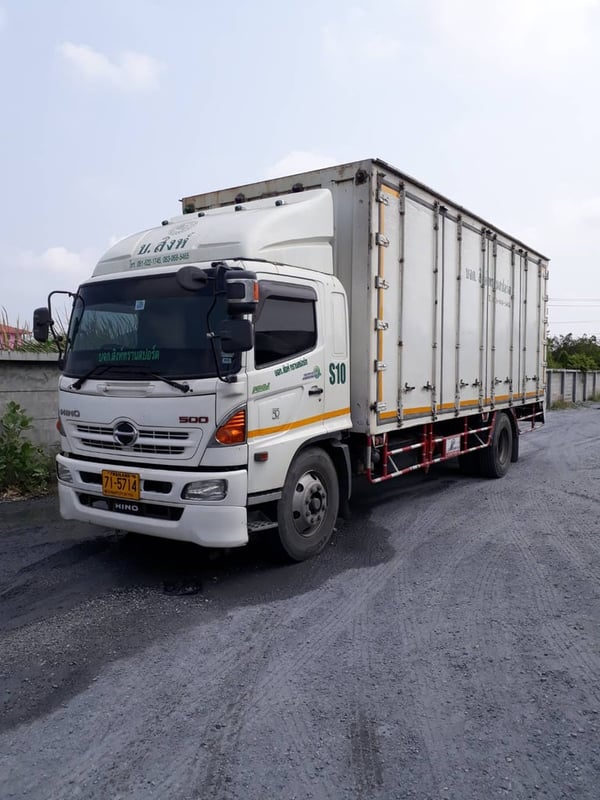 ขายรถบรรทุก6ล้อตู้แห้งประตู10บาน