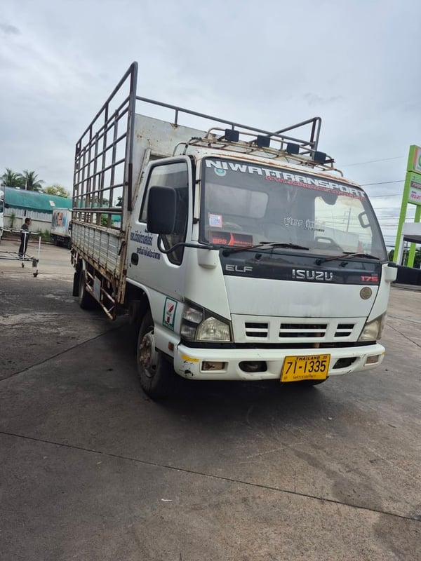 ISUZU NQR 145แรงม้า รถบรรทุก 6ล้อ กระบะคอกสูง ปี2008 เลขไมล์น้อยกว่า 5,000 กม.