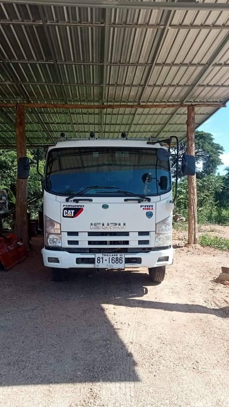 ISUZU FRR 190แรงม้า รถบรรทุก 6ล้อ ดั้มพ์ ปี2017 เลขไมล์ 168,414 กม.