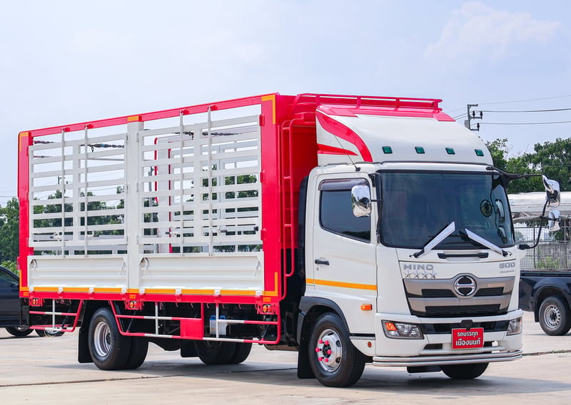 HINO FC 210แรงม้า รถบรรทุก 6ล้อ กระบะคอกสูง ปี2023