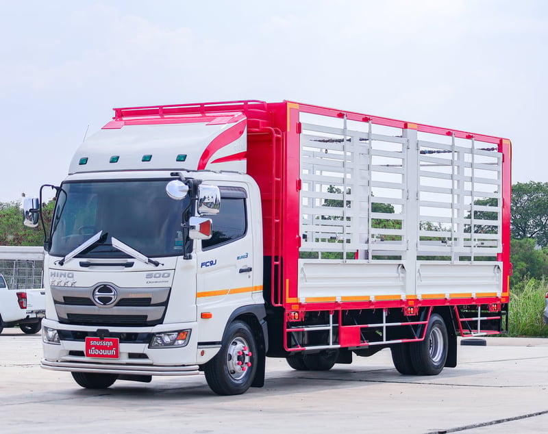 HINO FC 210แรงม้า รถบรรทุก 6ล้อ กระบะคอกสูง ปี2023