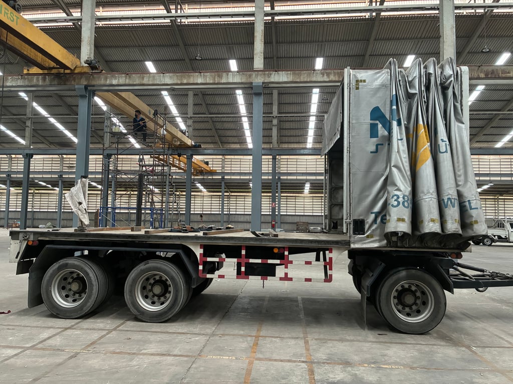 รถพ่วงแม่ลูกไม่ดั้มพ์ ปี 2020 ยี่ห้อ ISUZU รุ่น FVM34QSXXU รถพ่วงแม่ลูกไม่ดั้มพ์ ปี 2020 ยี่ห้อ ISUZU รุ่น FVM34QSXXU