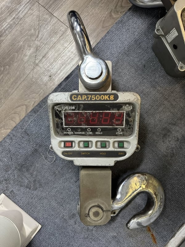 ตราชั่งแขวนน้ำหนัก 7.5 ตัน