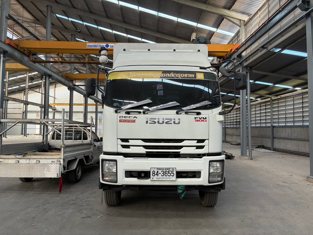 ISUZU FVM 221แรงม้า รถบรรทุก 10ล้อ พ่วงแม่ลูก ปี2020 เลขไมล์ 169,472 กม.