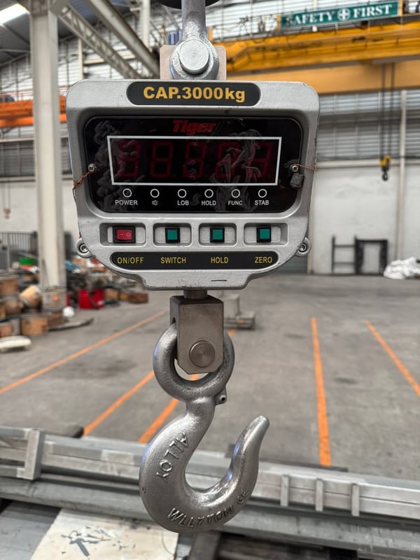 ตราชั่งแขวนน้ำหนัก 3 ตัน