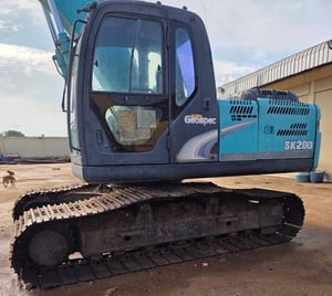 รถขุด KOBELCO SK200-8 บูมยกสูง 16 เมตร รถขุด KOBELCO SK200-8 บูมยกสูง 16 เมตร