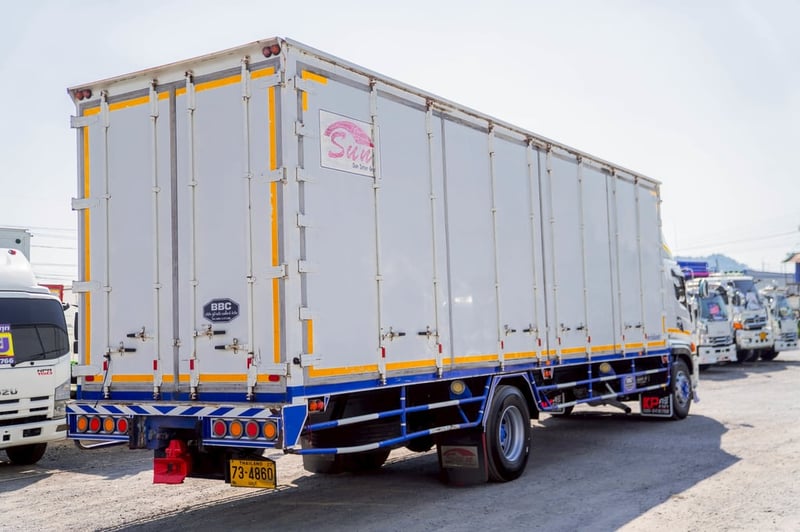 HINO FG รถบรรทุก 6ล้อ ตู้แห้ง ปี2019 เลขไมล์น้อยกว่า 500,000 กม.