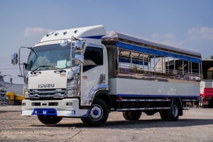 ISUZU FRR รถบรรทุก 6ล้อ สองแถว ปี2013 เลขไมล์ 792,634 กม.