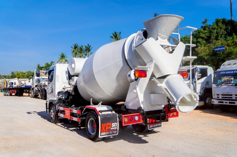 "HINO FC9J รถโม่ปูน 4 คิว 175 แรงม้า 6 ล้อ ปี2563