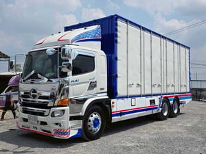 HINO FL รถบรรทุก 10ล้อ ตู้แห้ง ปี2016 เลขไมล์ 583,230 กม.
