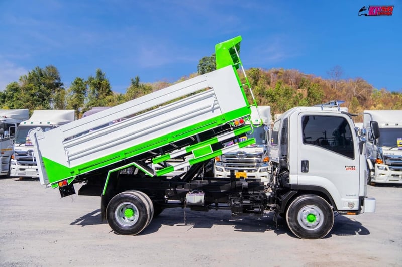 ISUZU FRR รถบรรทุก 6ล้อ ดั้มพ์ ปี2020 เลขไมล์น้อยกว่า 100,000 กม.