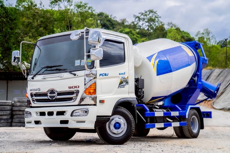 HINO FC9J 175แรงม้า รถบรรทุก 6ล้อ โม่ผสมปูน ปี2017 เลขไมล์ 40,049 กม. HINO FC9J 175แรงม้า รถบรรทุก 6ล้อ โม่ผสมปูน ปี2017 เลขไมล์ 40,049 กม.