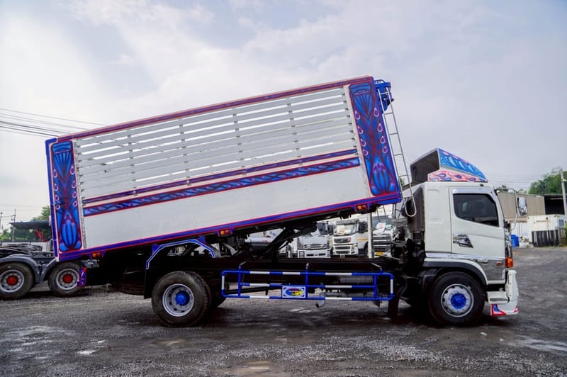 HINO VICTOR 500 รถบรรทุก 6ล้อ ดั้มพ์ ปี2018 เลขไมล์ 121,001 กม.