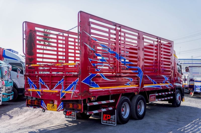 hino fg8j รถบรรทุก 10ล้อ กระบะคอกสูง ปี2022 เลขไมล์น้อยกว่า 500,000 กม.