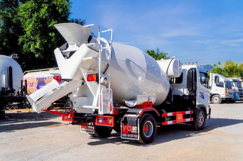 "HINO FC9J รถโม่ปูน 4 คิว 175 แรงม้า 6 ล้อ ปี2563