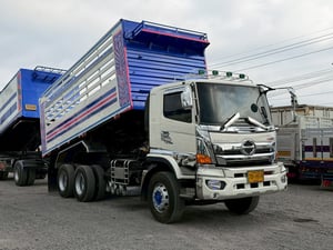 hino FM1 รถบรรทุก 10ล้อ ดั้มพ์ ปี2017 เลขไมล์น้อยกว่า 500,000 กม.