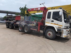 หัวลาก+หาง ติดเครน 5 ตัน ISUZU  เครื่องPSD1-320แรงม้า