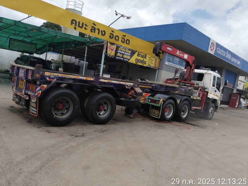 หัวลาก+หาง ติดเครน 5 ตัน ISUZU  เครื่องPSD1-320แรงม้า