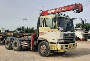 หัวลาก+หาง ติดเครน 5 ตัน HINO 700 เครื่องP11C-330แรงม้า