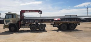 หัวลาก+หาง ติดเครน 5 ตัน HINO 700 เครื่องP11C-330แรงม้า