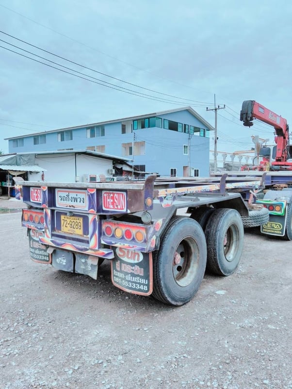 หัวลาก+หาง ติดเครน 5 ตัน ISUZU  เครื่องPSD1-320แรงม้า